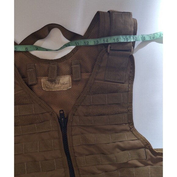London Bridge Trading Co Molle Full Military Tactical Vest Load Bearing Brown - Picture 16 of 16